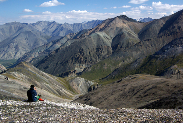 Looking North from the Continental Divide - Brooks Range